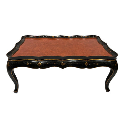 Japanned Coffee Table on Cabriole Legs