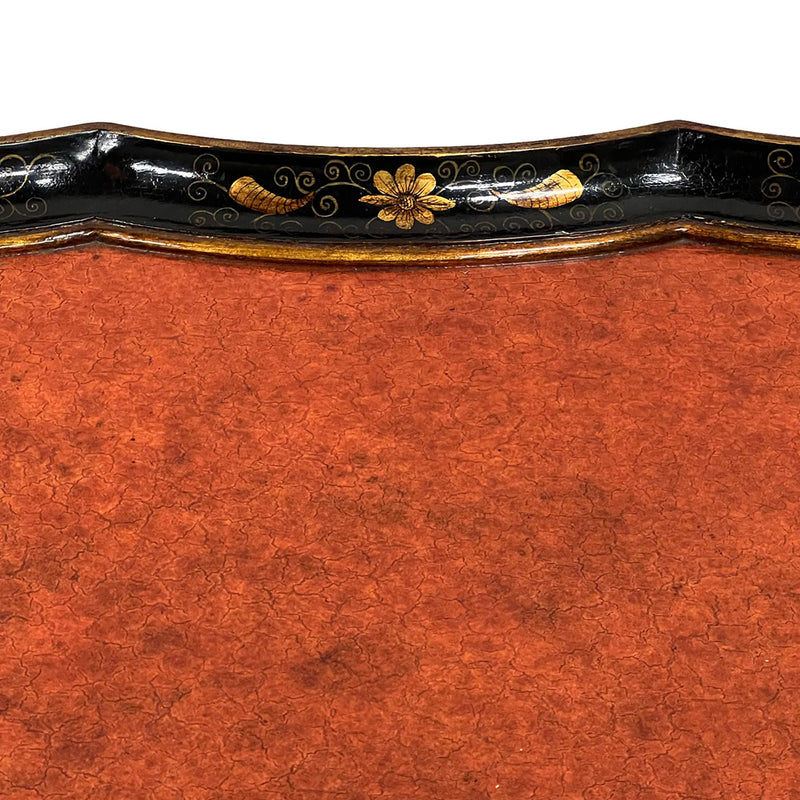 Japanned Coffee Table on Cabriole Legs