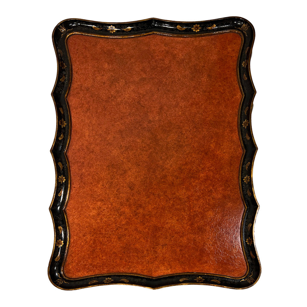 Japanned Coffee Table on Cabriole Legs