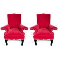 A Pair of Vintage Chippendale Style Arm Chairs