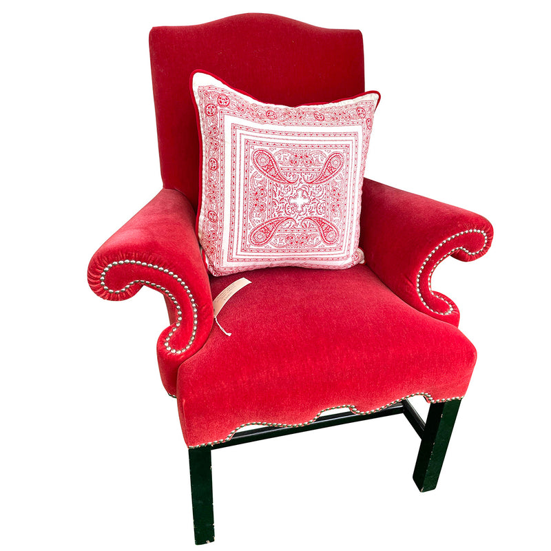 A Pair of Vintage Chippendale Style Arm Chairs