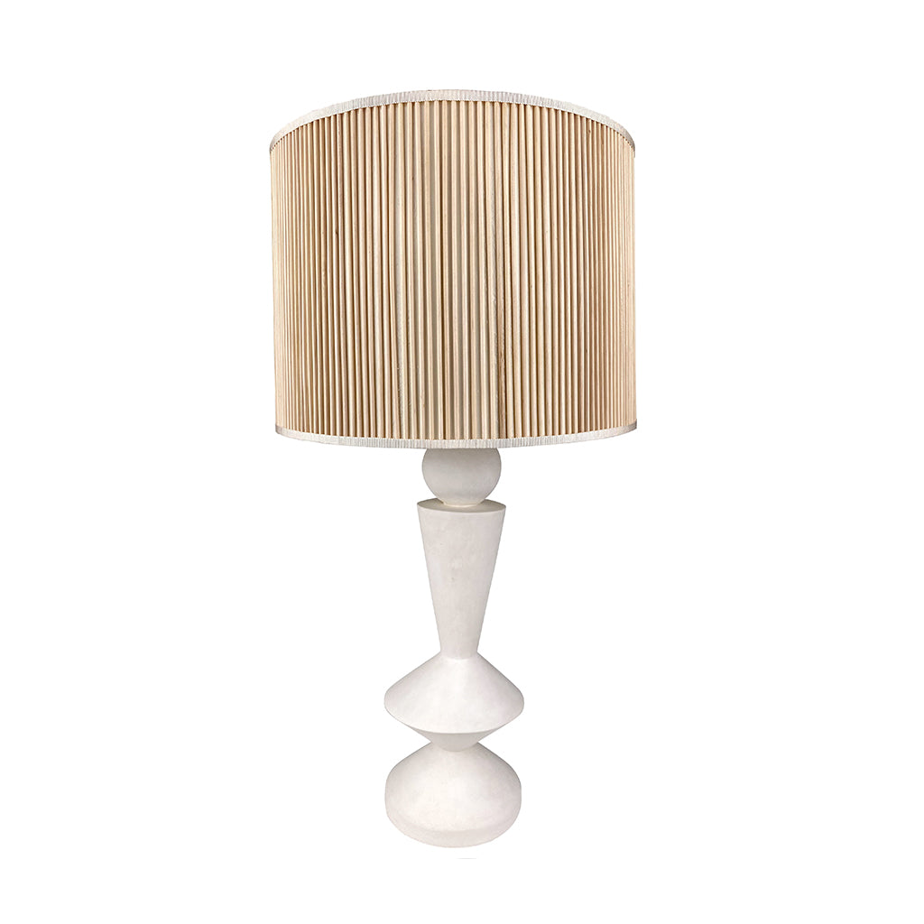 Geometric Plaster Lamp by Massimo Mangiardi