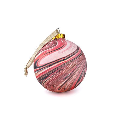 Marbled Ceramic Ornaments
