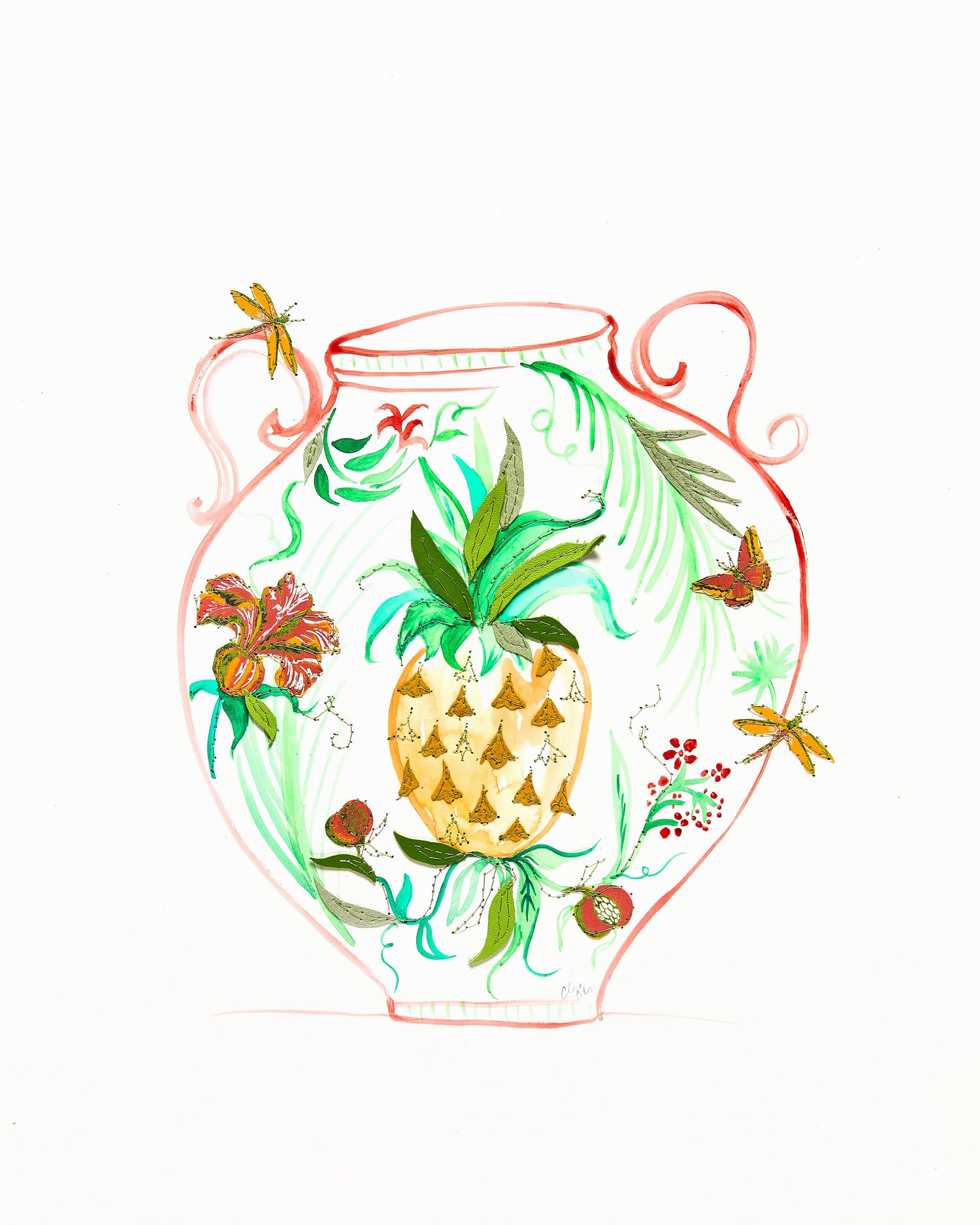 Pineapple Vase - Original