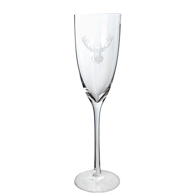 Staghead Champagne Flute