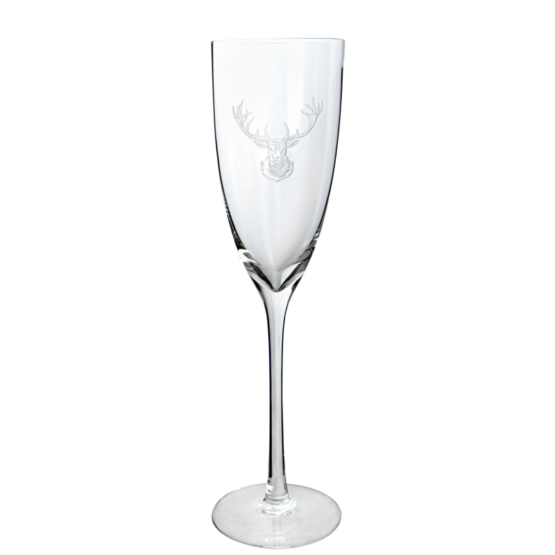 Staghead Champagne Flute