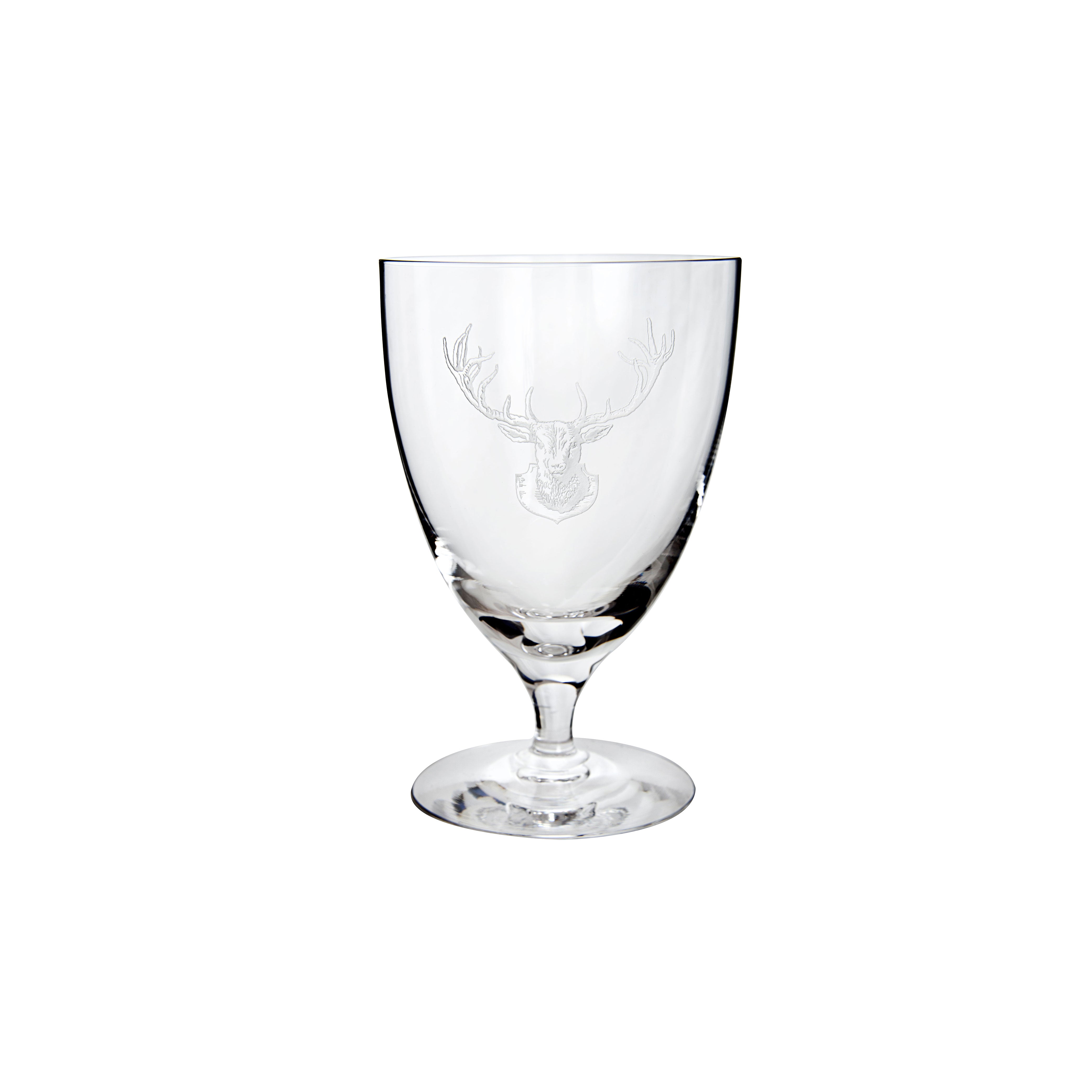 Staghead Water Glass
