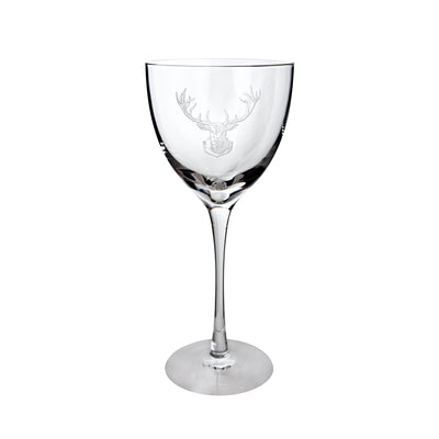 Staghead Wine Glass