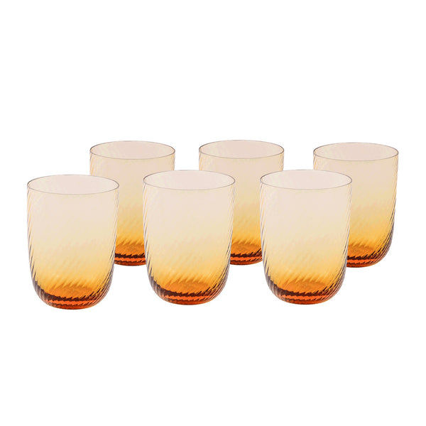 Twist Tumblers - Amber