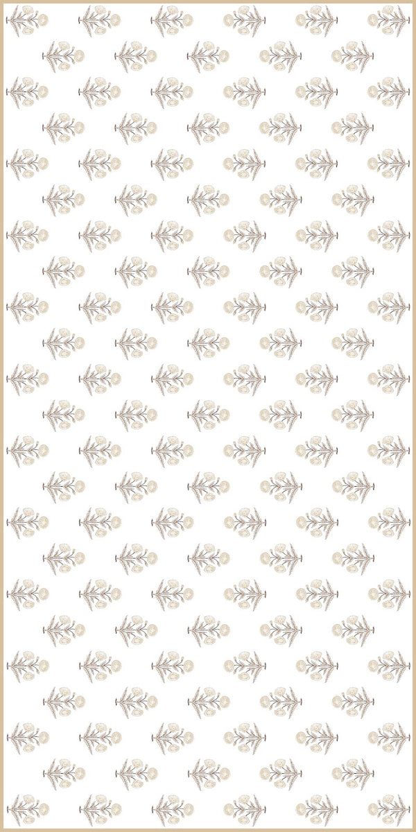 Papavero Blockprint Tablecloth - 60