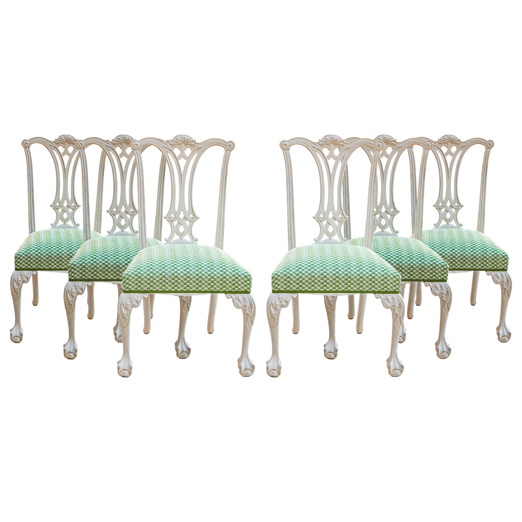 Set of Six George III Style Dining Chairs