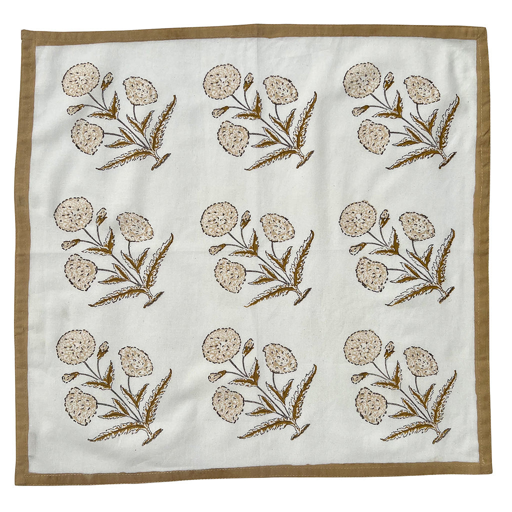 Papavero Blockprint Napkin Set